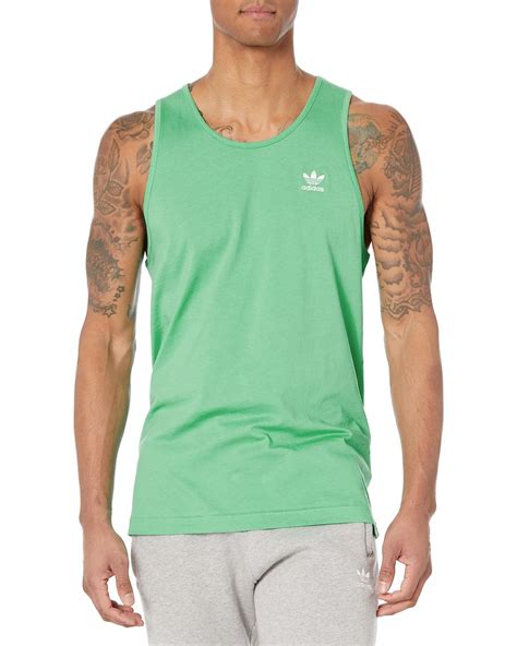 adidas fluor geel tanktop|adidas Originals Men's Adicolor Trefoil Tank Top .